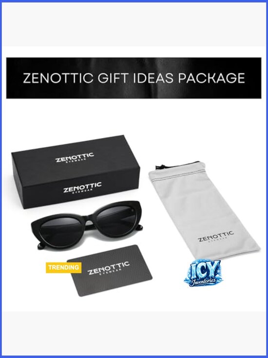 Polarized Cateye Sunglasses for Women UV400 Protection Retro Shades main image 7